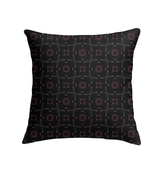 Close-up of the Secret Garden Pillow's intricate design and fabric texture